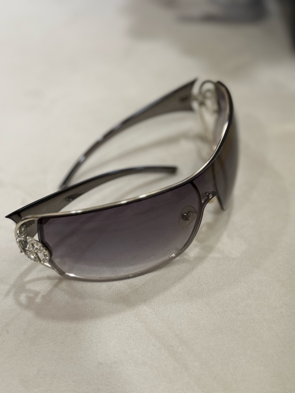 Giorgio Armani Women's Shield Sunglasses - Gray Gradient Lenses